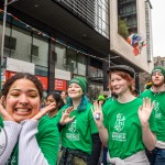 University of Limerick students pictured at Limerick's St Patricks Day 2026. Picture: Olena Oleksienko/ilovelimerick