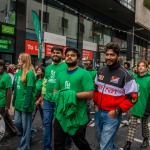 University of Limerick students pictured at Limerick's St Patricks Day 2026. Picture: Olena Oleksienko/ilovelimerick