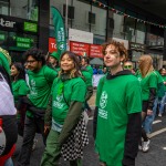 University of Limerick students pictured at Limerick's St Patricks Day 2026. Picture: Olena Oleksienko/ilovelimerick