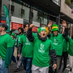 University of Limerick students pictured at Limerick's St Patricks Day 2026. Picture: Olena Oleksienko/ilovelimerick