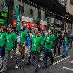 University of Limerick students pictured at Limerick's St Patricks Day 2026. Picture: Olena Oleksienko/ilovelimerick