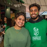 University of Limerick students pictured at Limerick's St Patricks Day 2026. Picture: Olena Oleksienko/ilovelimerick