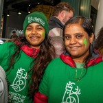 University of Limerick students pictured at Limerick's St Patricks Day 2026. Picture: Olena Oleksienko/ilovelimerick