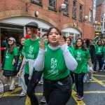 University of Limerick students pictured at Limerick's St Patricks Day 2026. Picture: Olena Oleksienko/ilovelimerick