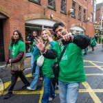 University of Limerick students pictured at Limerick's St Patricks Day 2026. Picture: Olena Oleksienko/ilovelimerick