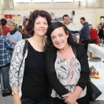 Pictured at the VTOS Limerick 2019 Art, Craft & Design Open Day in the Further Education & Training Centre are LSAD student Ann O'Mahony, Raheen, and previous student Caroline Dunne, Ballincurra Weston. Picture: Conor Owens/ilovelimerick.