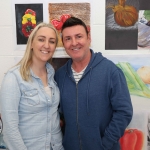 Pictured at the VTOS Limerick 2019 Art, Craft & Design Open Day in the Further Education & Training Centre are students Linda Fitzgerald, Murroe, and Jonathan O'Donoghue, Scarriff, Clare. Picture: Conor Owens/ilovelimerick.
