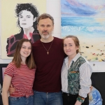 Pictured at the VTOS Limerick 2019 Art, Craft & Design Open Day in the Further Education & Training Centre are Sinead Fitzgibbon, Intern at ilovelimerick.com, RathkealeRichard Lynch, Founder of ilovelimerick.com, and Chloe Reidy, Intern at iovelimerick.com, Charleville, Cork. Picture: Conor Owens/ilovelimerick.