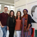 Pictured at the VTOS Limerick 2019 Art, Craft & Design Open Day in the Further Education & Training Centre are Richard Lynch, founder of ilovelimerick.com, Jayne Foley, Art Craft Design Course Leader at VTOS, Patrica Kennedy, VTOS coordinator and student Crysterbel Durd, Dooradoyle. Picture: Conor Owens/ilovelimerick. Picture: Conor Owens/ilovelimerick.