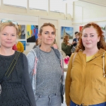 Pictured at the VTOS Limerick 2019 Art, Craft & Design Open Day in the Further Education & Training Centre Claire Gilmore, photography teacher at VTOS, Karen Fitzgibbon, VTOS Drama tutor, and Siobhán O'Malley, Murroe. Picture: Conor Owens/ilovelimerick.