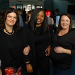 Pictured at the VTOS 2019 Graduation Ceremony are Jayne Foley, Art, Craft and Design Course Director at VTOS,  Marthe Ayo Adibet, Jamesboro and Aisling Flynn, Murroe. Picture: Richard Lynch/ilovelimerick.