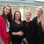 Pictured at the VTOS 2019 Graduation Ceremony are Vivienne Ryan Martin, Aisling Flynn, Murroe, Clare Gilmore, Thomond Gate and Roisin Quinn, Mayo. Picture: Richard Lynch/ilovelimerick.