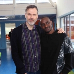 Pictured at the VTOS 2019 open day are Richard Lynch, founder of ilovelimerick.com, and Munyaradzi Jonas, Limerick Music Generation. Picture: Conor Owens/ilovelimerick.