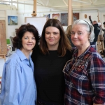 Pictured at the VTOS 2019 open day are Inez O'Mahony from North Circular Road, Jane Foley, art teacher at VTOS, and Ann O'Mahony from Raheen. Picture: Conor Owens/ilovelimerick.