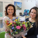 Pictured at the VTOS 2019 open day are style queen Celia holman Lee and Patricia Kennedy, VTOS Co-ordinator. Picture: Conor Owens/ilovelimerick.