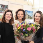 Pictured at the VTOS 2019 open day are Jayne Foley, art teacher, style queen Celia holman Lee and Patricia Kennedy, VTOS Co-ordinator. Picture: Conor Owens/ilovelimerick.