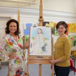 Pictured at the VTOS 2019 open day are style queen Celia Holman Lee and Katrina Handley from Cappamore. Picture: Conor Owens/ilovelimerick.