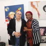 Pictured at the VTOS 2019 open day are Abed Hindawi and Crysterbel Durd. Picture: Conor Owens/ilovelimerick.