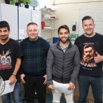 Pictured at the VTOS 2019 open day are Abraham Tubio, Dooradoyle, Saib Shaoo, Castletroy, Hewadeullah Niazi, Dooradoyle, and Arcaolius Hyla from Annacotty. Picture: Conor Owens/ilovelimerick.