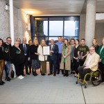 23-03-2023 West End Youth Centre at Our Lady of Lourdes Centre, winners in the Pride of Place Awards 2023, Mayoral Reception hosted by Mayor of Limerick City and County Council, Francis Foley in the Council Chambers, Merchants Quay.  Picture: Keith Wiseman