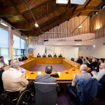 23-03-2023 West End Youth Centre at Our Lady of Lourdes Centre, winners in the Pride of Place Awards 2023, Mayoral Reception hosted by Mayor of Limerick City and County Council, Francis Foley in the Council Chambers, Merchants Quay.  Picture: Keith Wiseman