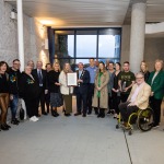 23-03-2023 West End Youth Centre at Our Lady of Lourdes Centre, winners in the Pride of Place Awards 2023, Mayoral Reception hosted by Mayor of Limerick City and County Council, Francis Foley in the Council Chambers, Merchants Quay.  Picture: Keith Wiseman