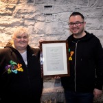 23-03-2023 West End Youth Centre at Our Lady of Lourdes Centre, winners in the Pride of Place Awards 2023, Mayoral Reception hosted by Mayor of Limerick City and County Council, Francis Foley in the Council Chambers, Merchants Quay.  Picture: Keith Wiseman