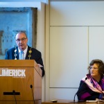 23-03-2023 West End Youth Centre at Our Lady of Lourdes Centre, winners in the Pride of Place Awards 2023, Mayoral Reception hosted by Mayor of Limerick City and County Council, Francis Foley in the Council Chambers, Merchants Quay.  Picture: Keith Wiseman